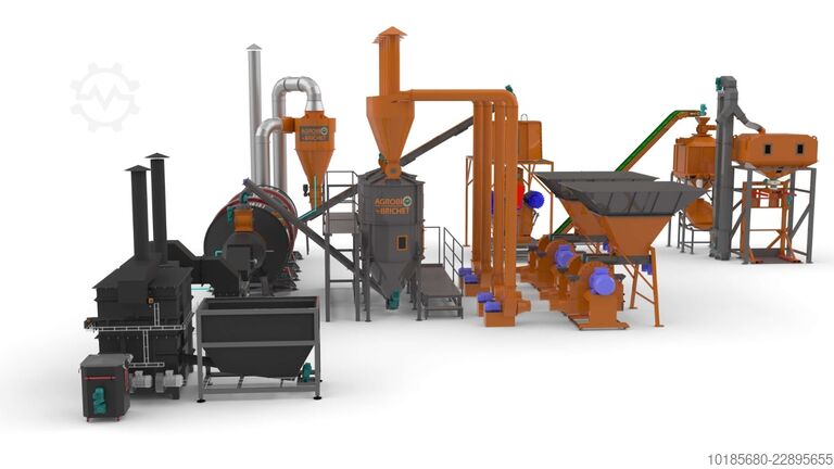 Productielijn voor pallets en briketten Briquetting Technology BriqTech PellTech