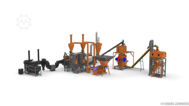 Productielijn voor pallets en briketten Briquetting Technology BriqTech PellTech
