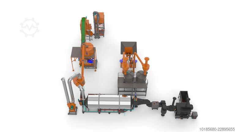 Productielijn voor pallets en briketten Briquetting Technology BriqTech PellTech