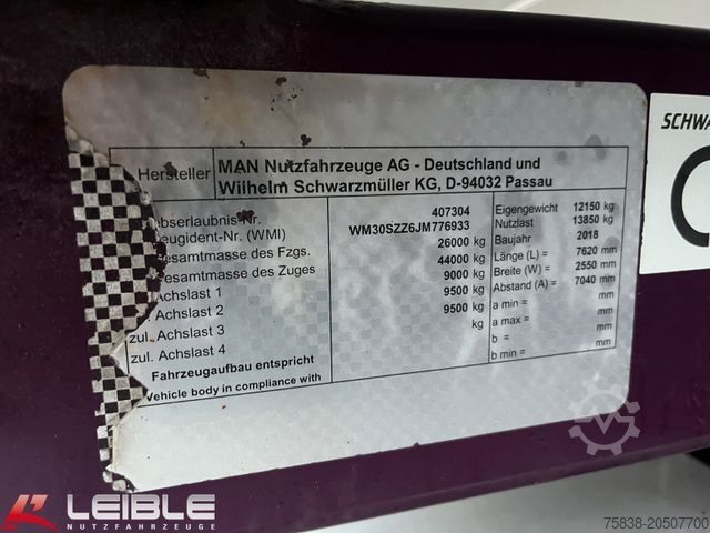 משאית עפר MAN TGS 26.500 6x4BL*Bordmatik*Retarder*Komplettzug*