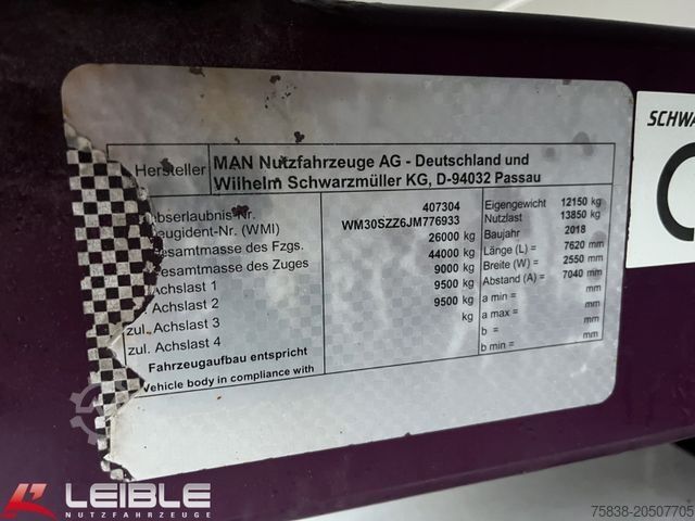 משאית מנוף תלת-צדדית MAN TGS 26.500 6x4BL*Bordmatik*Retarder*Komplettzug*