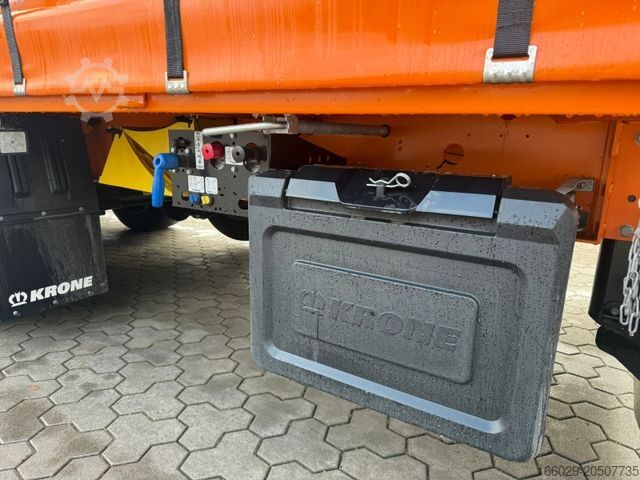 נגרר חצי פתוח עם ברזנט KRONE Schiebeplanen Auflieger Wie Neu Code XL