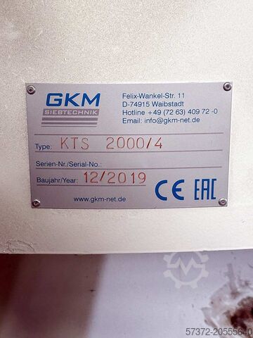 Sieving Plant GKM KTS 2000/4