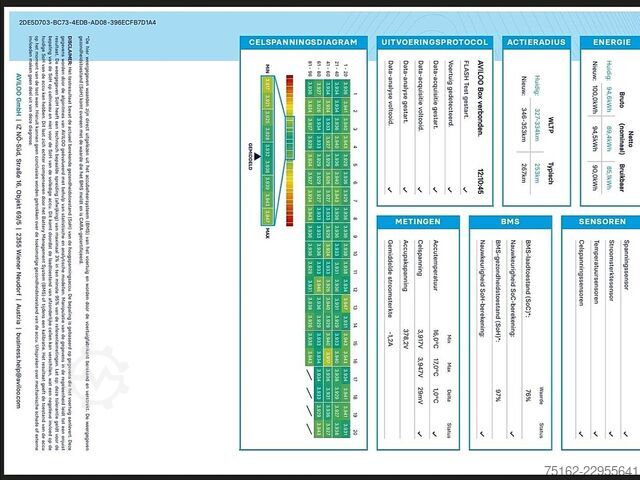 Passagertransport MERCEDES-BENZ EQV 300 ExtraLang L3 8 Persoons 2x Elektrische ...