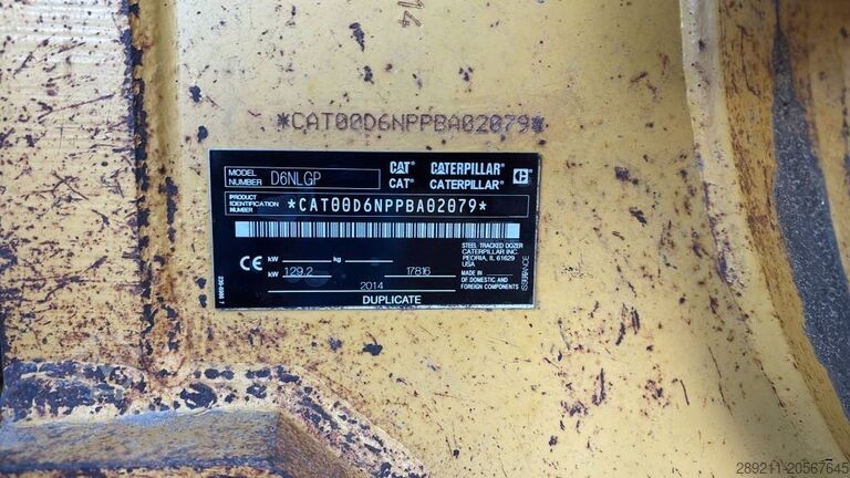 Nivelleringsmaskin CAT D 6 N LGP (Under Preparation)