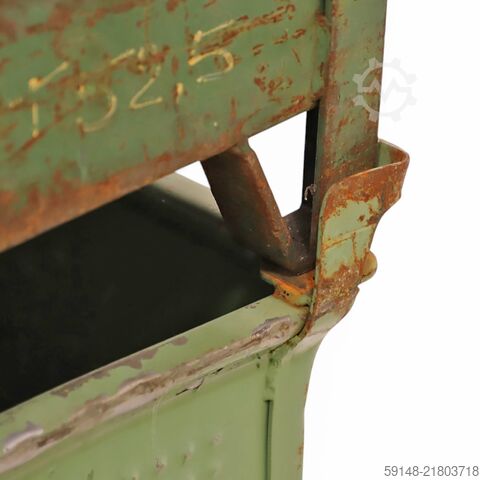 Used Stacking box steel fixed construction with four closed walls, L: 1040, W: 845, H: 670 Kruizinga 98-7648GB
