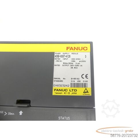 Fanuc komponents Fanuc A06B-6087-H126 SN:EA8323242 generalüberholt mit 12 Monaten Gewährleistung