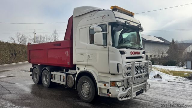 Raskekaalukas veok SCANIA R560 V8 6x4 Euro 4 Rückmulde + Zgm Bj 2007