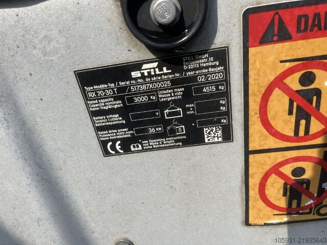 LPG lyftarar Still RX70-30T