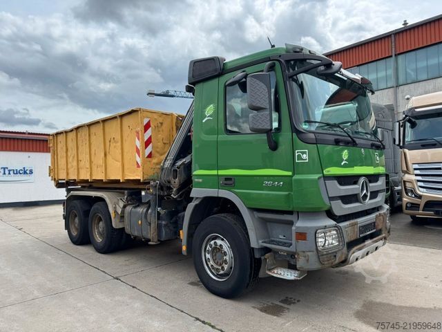 Dreiseitenkipper LKW MERCEDES-BENZ ACTROS 2644 * 6 X 4 * HIAB KRAN 10 M * B&B *EPS