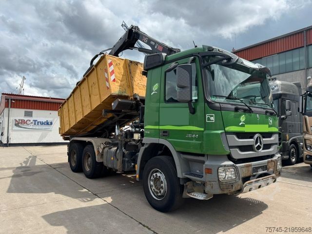 Dreiseitenkipper LKW MERCEDES-BENZ ACTROS 2644 * 6 X 4 * HIAB KRAN 10 M * B&B *EPS