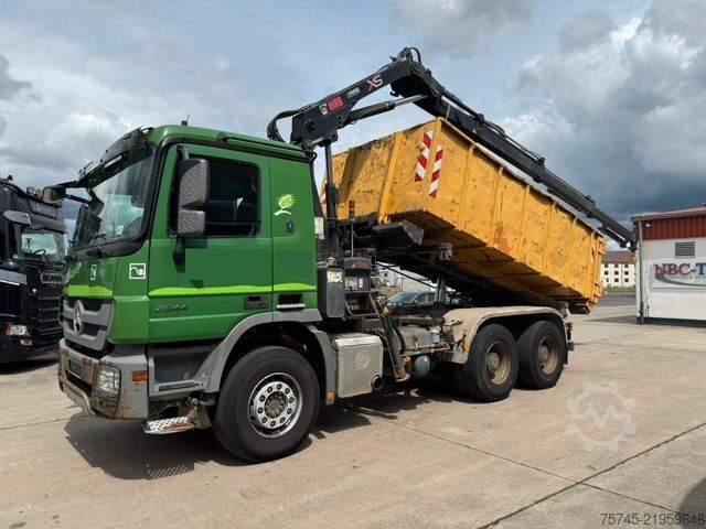 Dreiseitenkipper LKW MERCEDES-BENZ ACTROS 2644 * 6 X 4 * HIAB KRAN 10 M * B&B *EPS