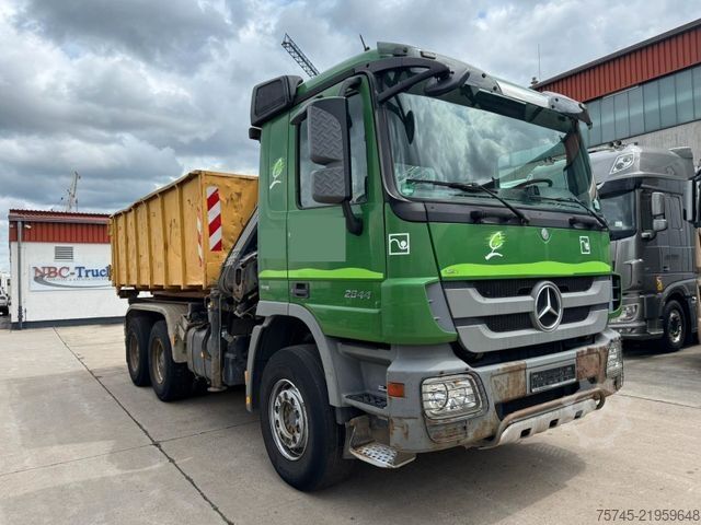 Dreiseitenkipper LKW MERCEDES-BENZ ACTROS 2644 * 6 X 4 * HIAB KRAN 10 M * B&B *EPS