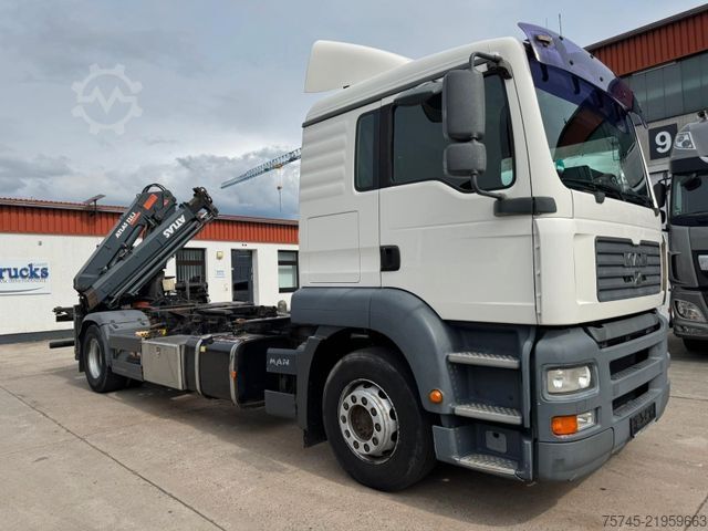 Wechselfahrgestell LKW MAN TGA 18.350* ATLAS KRAN *  ANALOG-TACHO *WENIG KM