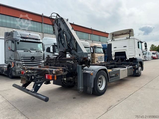 Wechselfahrgestell LKW MAN TGA 18.350* ATLAS KRAN *  ANALOG-TACHO *WENIG KM
