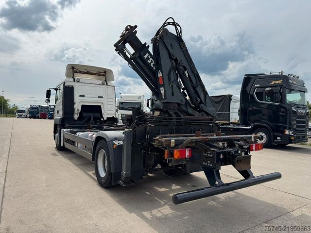 Wechselfahrgestell LKW MAN TGA 18.350* ATLAS KRAN *  ANALOG-TACHO *WENIG KM