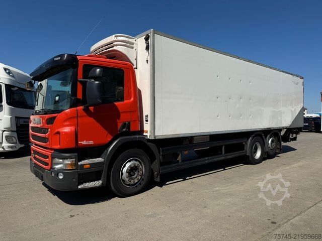 Kühlkoffer-LKW SCANIA P 280 Kühlkoffer mit BÄR Ladebordwand / Kiesling
