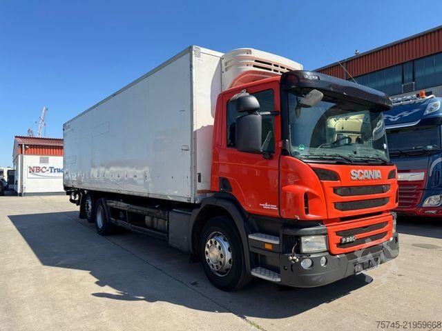 Kühlkoffer-LKW SCANIA P 280 Kühlkoffer mit BÄR Ladebordwand / Kiesling