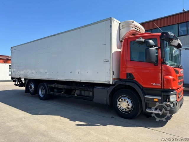 Kühlkoffer-LKW SCANIA P 280 Kühlkoffer mit BÄR Ladebordwand / Kiesling