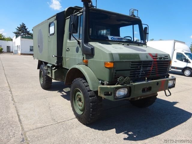 厢式货车 UNIMOG U 1300 L Turbo OM 366 Koffer schnelle Achsen