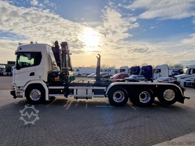 Σύστημα βραχίονα γάντζου Scania G500 XT 8x4*4 - HMF 2820K Crane - AJK 20T Hookl...