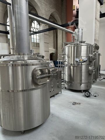 Labu trīs tvertņu brūvējamā ēka Labu Brew block 7,5/15HL, 10/20HL Whirlpool