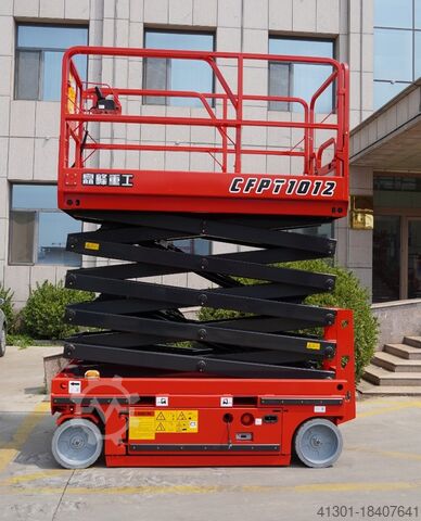 Piattaforma aerea a forbice NUOVO PREMIO FIERISTICO BAUMA CFMG CFPT1012