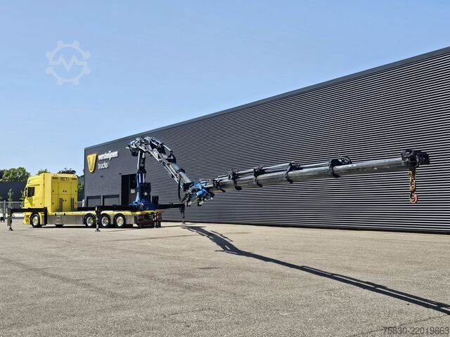 Plataforma de carga Scania S580 V8 / 8x4 / FASSI 115 t/m CRANE / RETARDER