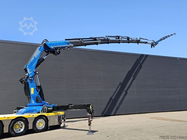 Plataforma de carga Scania S580 V8 / 8x4 / FASSI 115 t/m CRANE / RETARDER