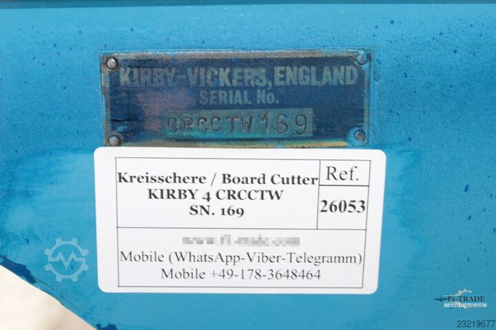 Rundsaks / pladekutter KIRBY 4 CRCCTW