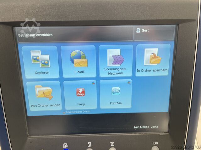 Digital tryckmaskin Xerox Colour J75 Press, incl. Fiery, paper deck, bros-finisher