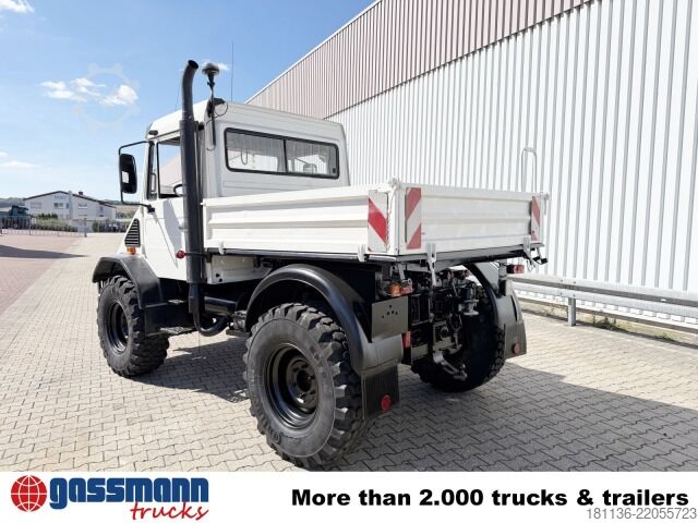 Spezial-LKW Unimog U 130 4x4, Kipper, Zapfwelle vorne+hinten,