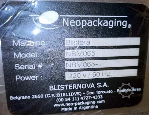 Machine à blisters Neopackaging Blistera NBM065