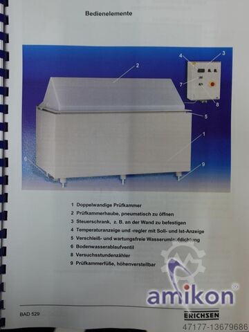 Kondensacinio vandens testeris 1000 litrų Erichsen HYGROTHERM 529