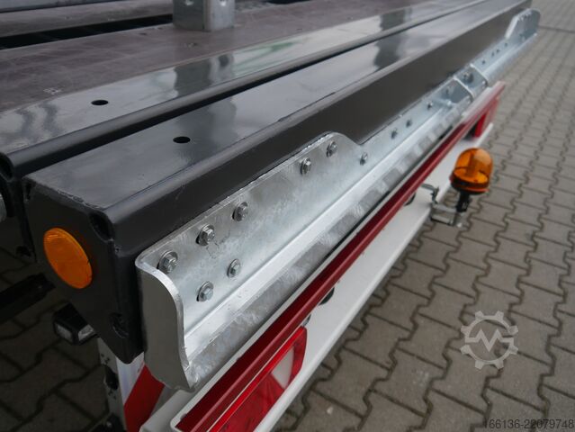 открита полуремарке FLIEGL 2-Achs Mega Plateau Jumbo SZS 290