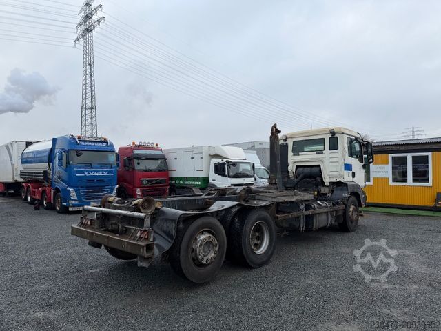 Roll-off-kippi kuorma-auto MAN TGS 26.360 6x2 Lenk/Lift Meiller Abroller
