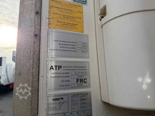 冷蔵セミトレーラー SCHMITZ CARGOBULL SKO 24/L - 13.4 Carrier Vector 1350 Lift