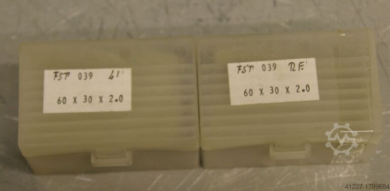 Wood router bit reversible inserts, 20 pieces AKE FST 039