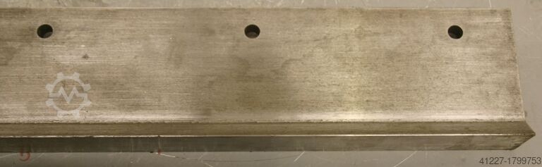 Herramienta de plegado para máquina de plegado por chapeado Stahl Geißfuß-Schiene 800 mm