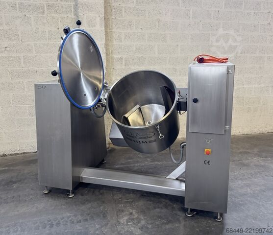 Mezcladora al vacío / tumbler de 300 L, modelo VSM. Glass Vacuümmenger / -tumbler 300 L.