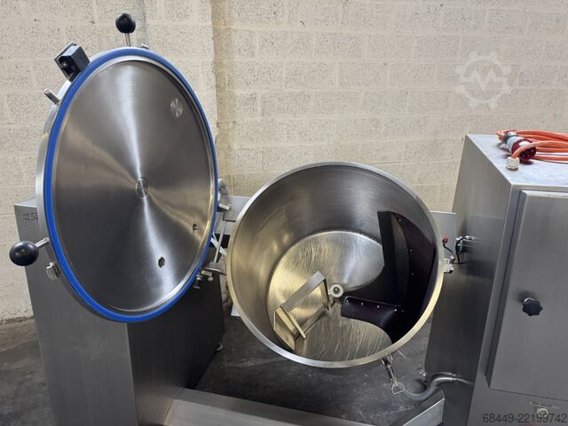 Mezcladora al vacío / tumbler de 300 L, modelo VSM. Glass Vacuümmenger / -tumbler 300 L.