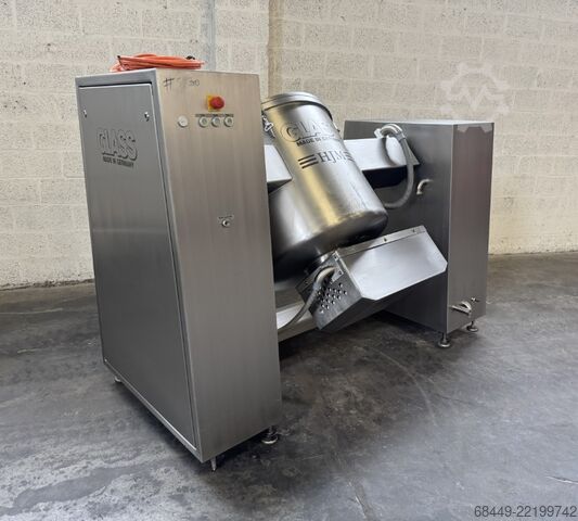 Mezcladora al vacío / tumbler de 300 L, modelo VSM. Glass Vacuümmenger / -tumbler 300 L.
