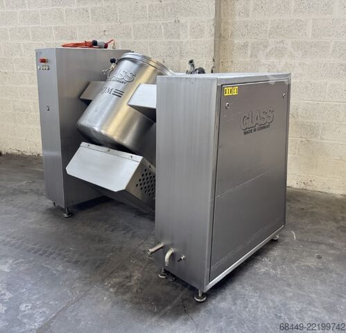 Mezcladora al vacío / tumbler de 300 L, modelo VSM. Glass Vacuümmenger / -tumbler 300 L.