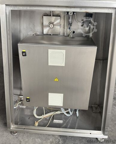 Mezcladora al vacío / tumbler de 300 L, modelo VSM. Glass Vacuümmenger / -tumbler 300 L.