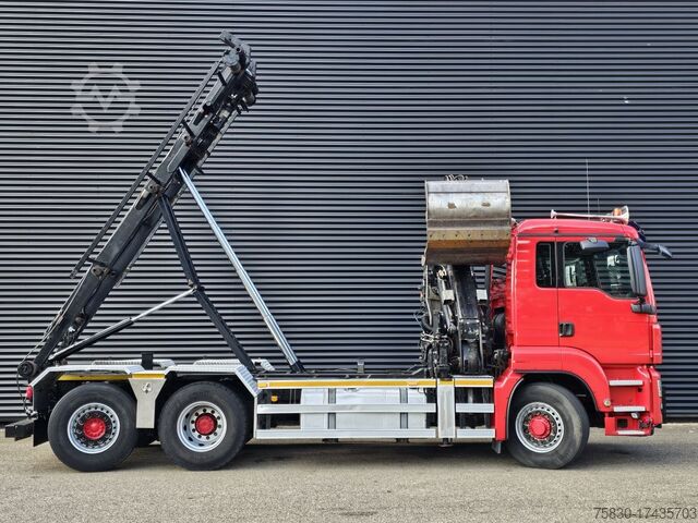 Sistema de cable MAN TGS 26.400 / 6x4H-2 / HMF Z KRAAN + CONTAINERSY...