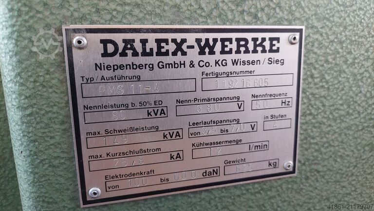 آلة اللحام النقطي DALEX PMS 11-4