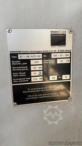  Wemhöner KT-MB 34/15-300