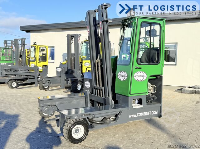 Carretilla retráctil de 4 vías Combilift C5000L GAS DUPLEX 4100 POSITIONER CABIN