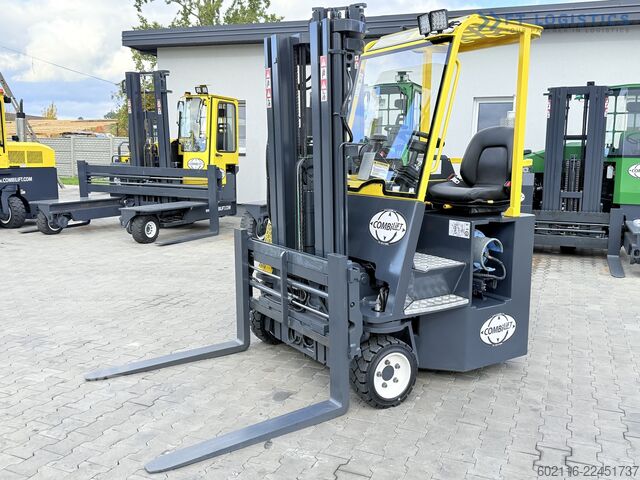 رافعة شوكية رباعية الاتجاهات Combilift C3000CB GAS TRIPLEX 4900 POSITIONER TOP1