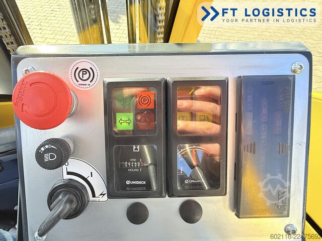 Forklift empat arah Combilift CB2500 GAS TRIPLEX 6000 FREE-LIFT